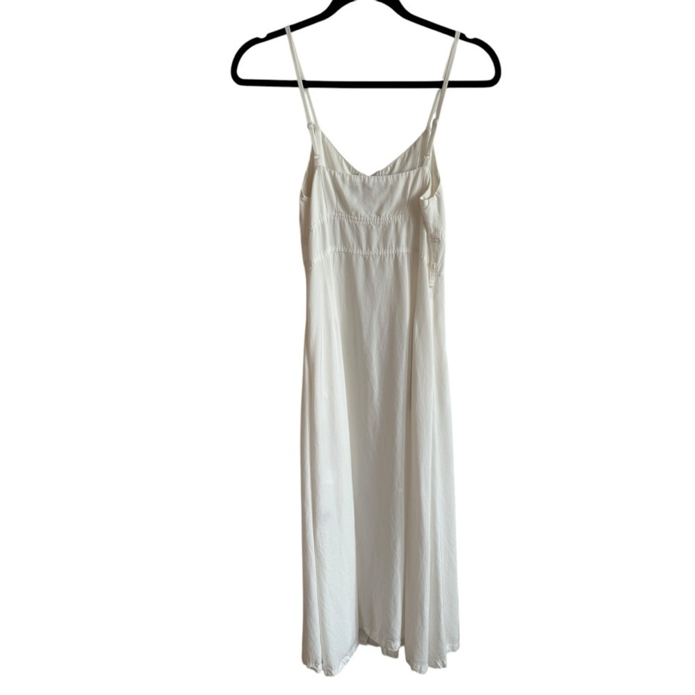 Karen Millen White Button Down Midi Tank Dress, Size 2 - Picture 5 of 7